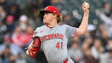 Cincinnati Reds starting pitcher Andrew Abbott