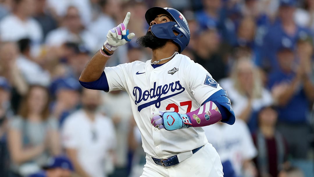 Los Angeles Dodgers outfielder Teoscar Hernandez