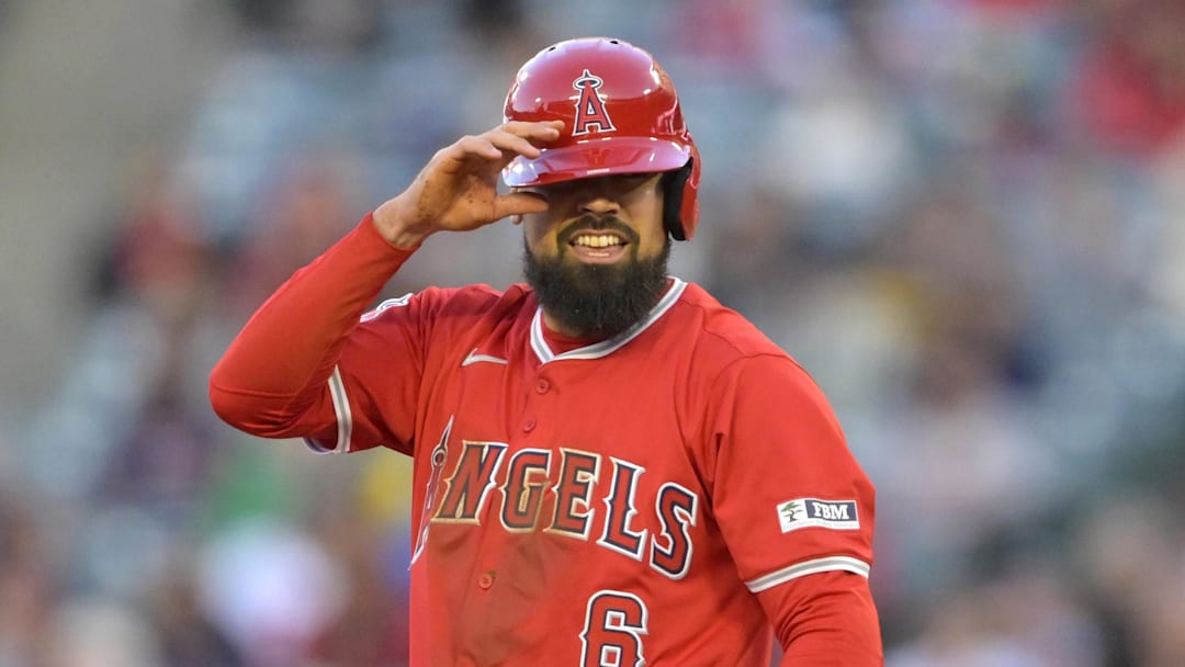 Los Angeles Angels third base Anthony Rendon (6) Los Angeles Angels third base Anthony Rendon (6)