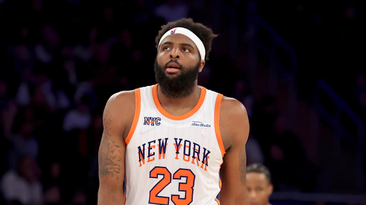 New York Knicks center Mitchell Robinson. New York Knicks center Mitchell Robinson.
