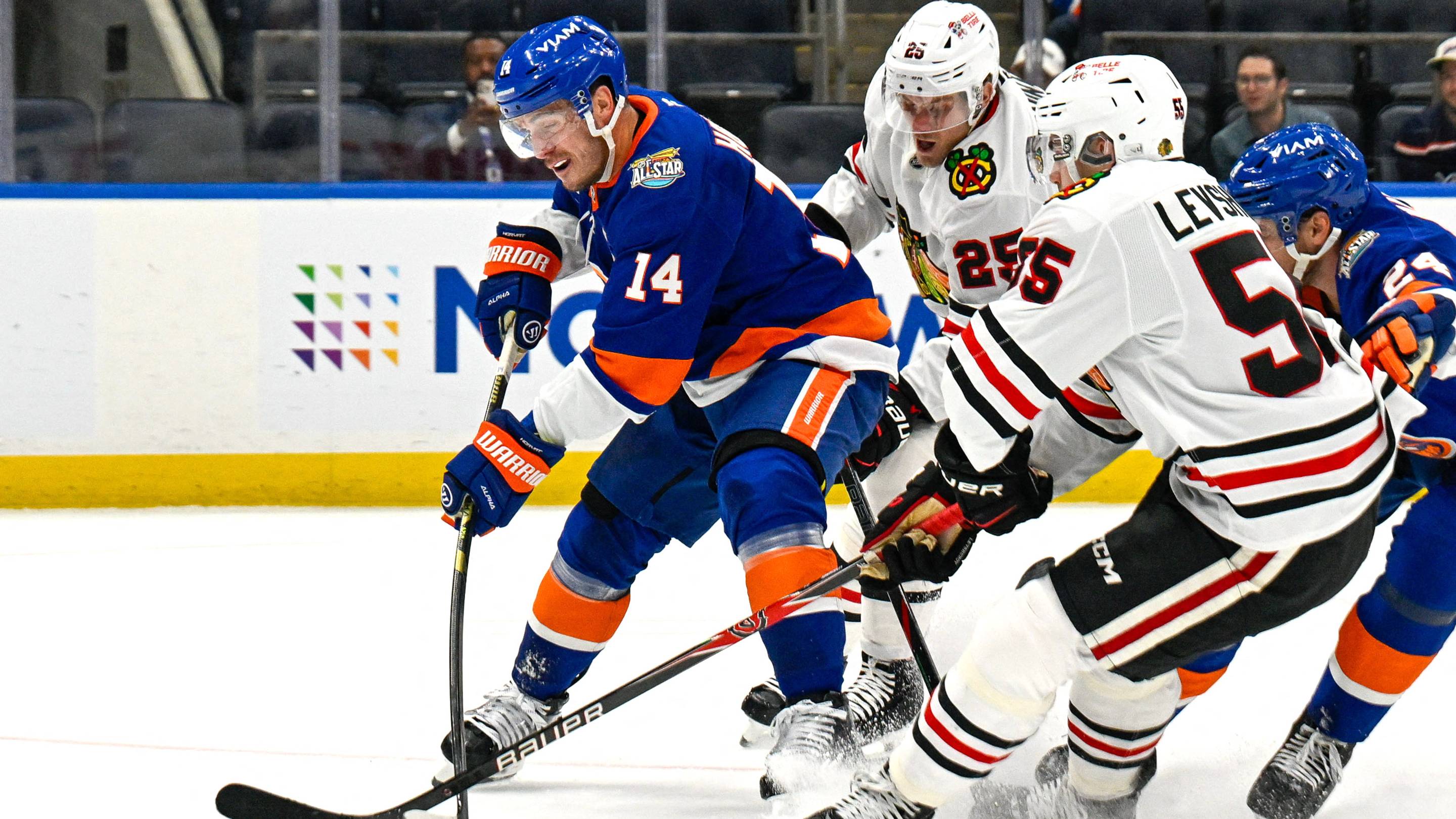 Bo Horvat's Two-Goal Night Propels Islanders Past Blackhawks, But Injury Casts Shadow