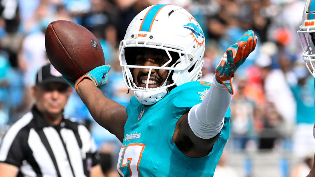  Miami Dolphins wide receiver Jaylen Waddle
