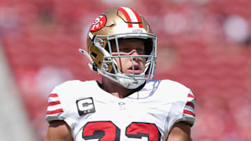 Former Carolina Panthers running back Christian McCaffrey