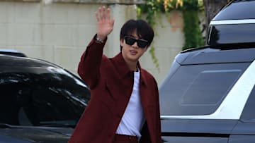 Jin @ BTS' J-Hope Discharged From South Korean Military