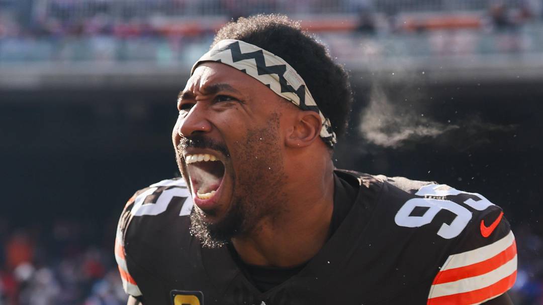 Cleveland Browns defensive end Myles Garrett.