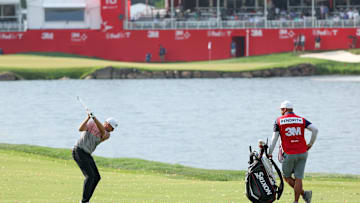 Taylor Pendrith leads the 3M Open by two shots entering the weekend.