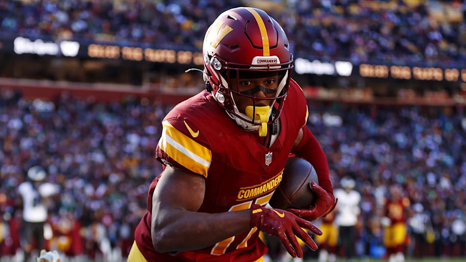 Commanders WR Terry McLaurin has requested a trade, leaving his fantasy football stock in a stat of limbo. | Peter Casey-Imagn Images