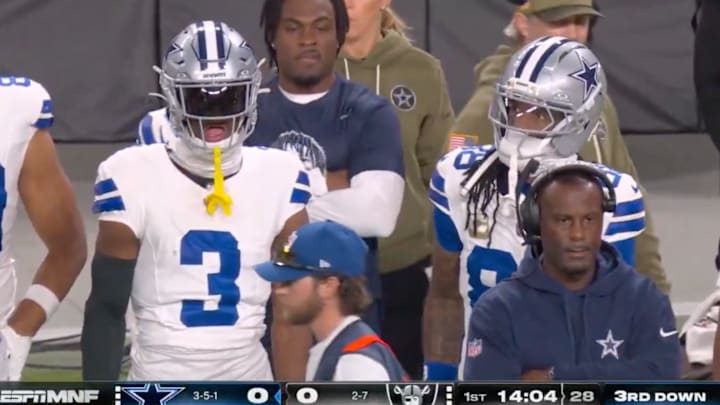 George Pickens and CeeDee Lamb did not start against the Raiders on Monday.