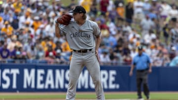 South Carolina baseball left-handed pitcher Garrett Gainey