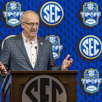 SEC commissioner Greg Sankey and league officials will meet next week with a nine-game football league schedule on the docket.
