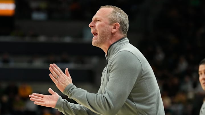 Darian DeVries was announced as the new head coach at Indiana. Darian DeVries was announced as the new head coach at Indiana.