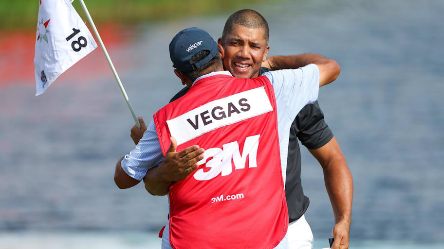 Jhonattan Vegas is the 3M Open's defending champion, ending a seven-year winless drought in 2024. | Matt Krohn-Imagn Images