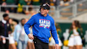 Lance Leipold's Jayhawks are 12.5-point favorites against Fresno State to kick off Week 0.