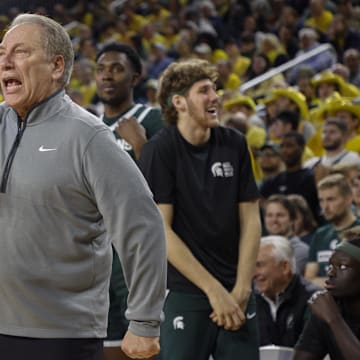 Izzo led the Spartans to a win over their chief rivals on Friday night
