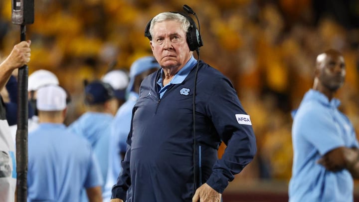 UNC football head coach Mack Brown