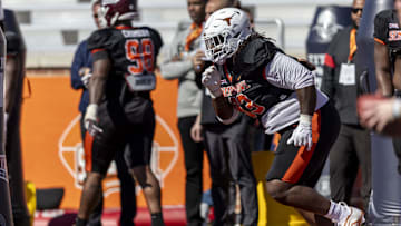 Jan 31, 2024; Mobile, AL, USA; American defensive lineman T'Vondre Sweat of Texas (93).