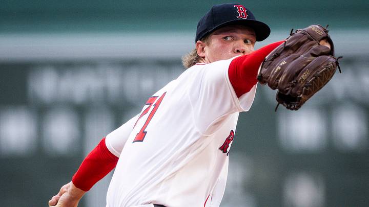 Jun 30, 2026; Boston, Massachusetts, USA;  Starter Boston Red Sox pitcher Connelly Early (71) throws in the first inning against the Washington Nationals at Fenway Park. Mandatory Credit: Jaiden Tripi-Imagn Images