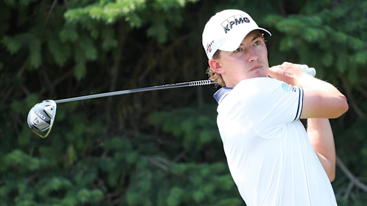 Maverick McNealy became a first-time winner on the PGA Tour with a final-hole birdie at the RSM Classic.