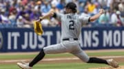 May 25, 2024; Hoover, AL, USA; South Carolina Gamecocks pitcher Roman Kimball (2) pitches against the LSU Tigers during the SEC Baseball Tournament at Hoover Metropolitan Stadium. Mandatory Credit: Vasha Hunt-USA TODAY Sports