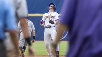 LSU Tigers outfielder Ethan Frey
