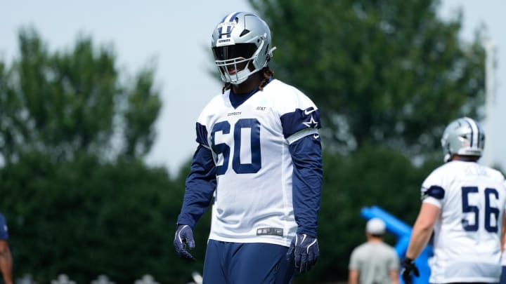 Dallas Cowboys tackle Tyler Guyton