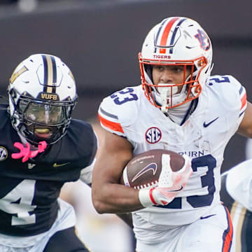 Auburn running back Jeremiah Cobb is one of the SEC's top rushers.