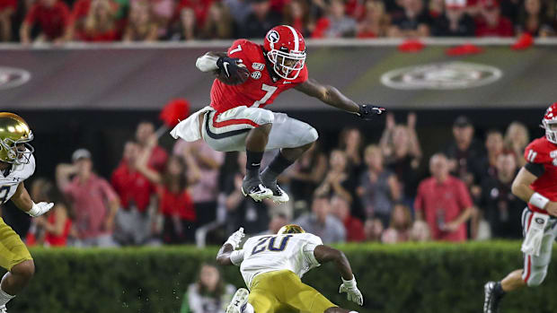 Georgia Bulldogs running back D'Andre Swift 
