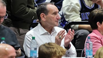 Retired Duke basketball head coach Mike Krzyzewski