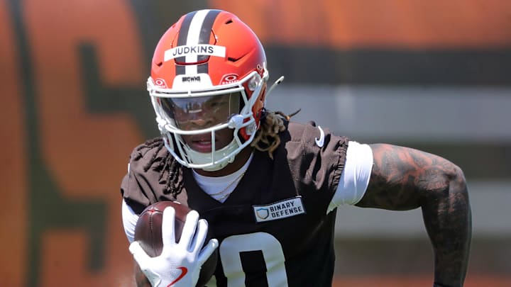 Quinshon Judkins came to terms with the Browns on a four-year deal. Quinshon Judkins came to terms with the Browns on a four-year deal.