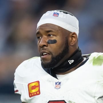 Dec 15, 2024; Glendale, Arizona, USA; Arizona Cardinals safety Budda Baker (3) against the New England Patriots at State Farm Stadium. Mandatory Credit: Mark J. Rebilas-Imagn Images