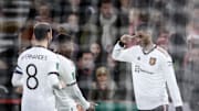 Marcus Rashford (kanan) kembali cetak gol untuk Manchester United