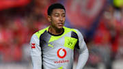 Jobe Bellingham in Dortmund's new away kit.