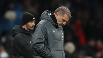 Dejected looking Ange Postecoglu 