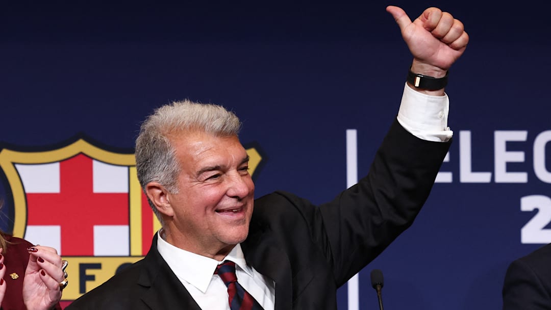 Daumen hoch bei Joan laporta