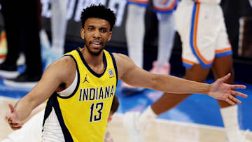 Indiana Pacers center Tony Bradley (13).