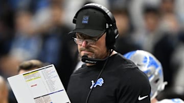 Detroit Lions head coach Dan Campbell during the second half against the Dallas Cowboys at Ford Field
