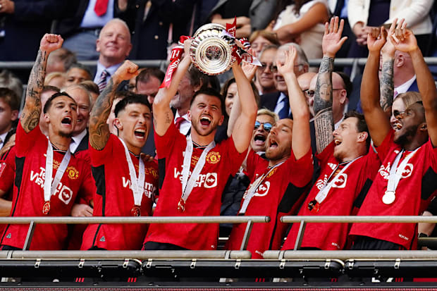 Manchester United won the FA Cup in 2024.