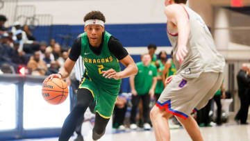 AZ Compass    Jeremiah Fears (2) drives to the basket during the game between Bartlett High School and AZ Compass Prep School during Memphis Hoopfest at Bartlett High School in Bartlett, Tenn., on Saturday, January 6, 2024.