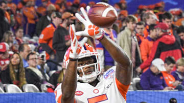 34. Indianapolis Colts: WR Tee Higgins, Clemson     It   s such a deep draft at receiver that one of the first-round prospects is bound to fall. If that happens, the receiver-needy Colts will be there to pounce.

Clemson Vs Ohio State Fiesta Bowl