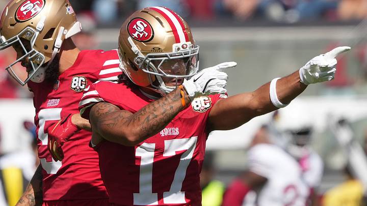 San Francisco 49ers wide receiver Jordan Watkins