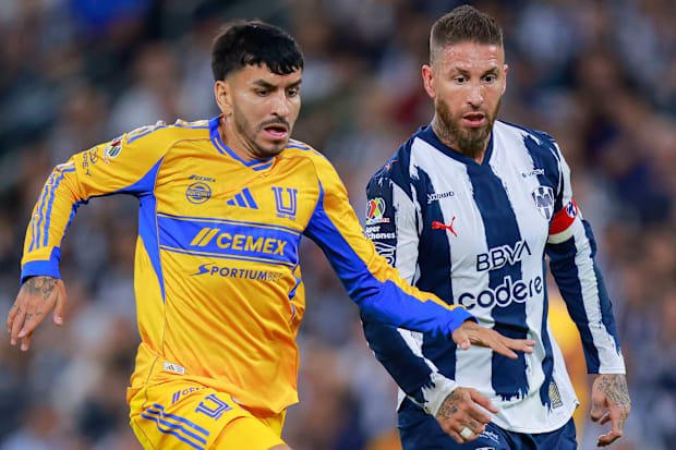 Angel Correa and Sergio Ramos.