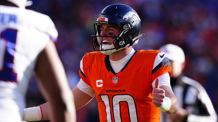 Denver Broncos quarterback Bo Nix