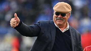 Jan 20, 2024; Baltimore, MD, USA; Houston Texans chair and ceo Cal McNair gives a thumbs up before a 2024 AFC divisional round game against the Baltimore Ravens at M&T Bank Stadium. Mandatory Credit: Tommy Gilligan-Imagn Images