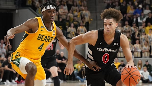 Baylor Bears guard Dan Skillings Jr. Cincinnati Bearcats Bears coach Scott Drew Big 12 basketbal