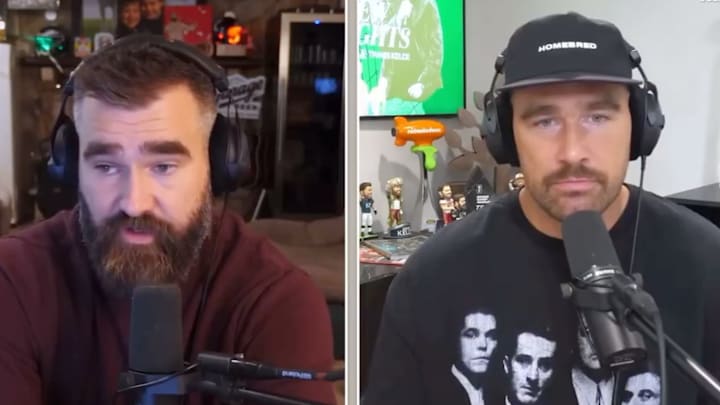 Jason Kelce has his brother's back. Jason Kelce has his brother's back.