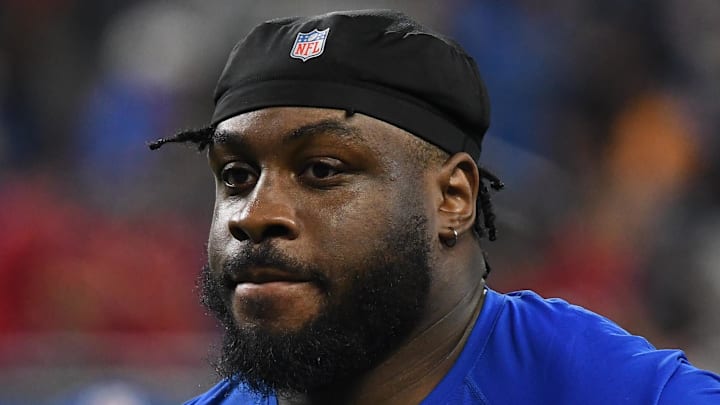 Detroit Lions defensive end Levi Onwuzurike (91).