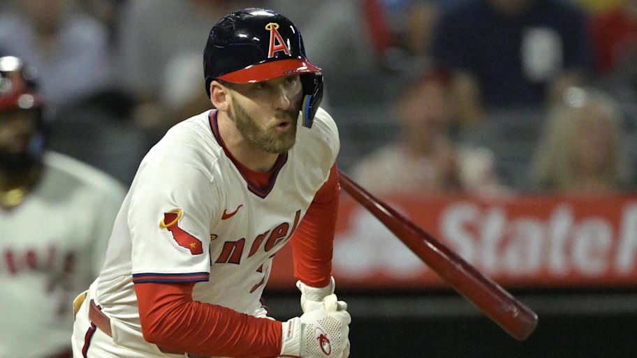 Los Angeles Angels left fielder Taylor Ward