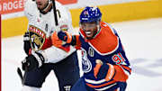 Edmonton Oilers left wing Evander Kane