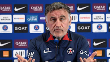 Christophe Galtier en conférence de presse