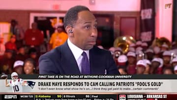 Stephen A. Smith called Drake Maye a liar because he didn’t know Cam Newton was on ‘First Take.'